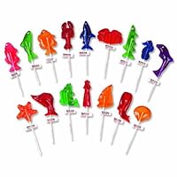 Melville Candy Lollipops, Assorted Seacoast, 1.4-Ounce Lollipops (Pack of 24)