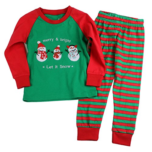 Girls Christmas pajama T shirt+long pants YSQA7051