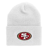 NFL Men's End Zone Cuffed Knit Hat - K010Z (San Francisco 49ers, One Size Fits All)