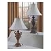 NEW SET OF 2 TABLE LAMPS IN BRONZE ANTIQUE FINISH