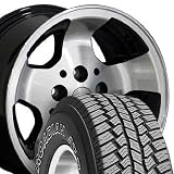 15 Fits Jeep - Wrangler Style Wheels with Nexen Roadian AT II 30x9.5 Tires - Machine... by Wheel1X