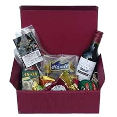 Kleiner Geschenkkorb mit Rotwein