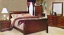 Furniture online: Queen Size Sleigh Bedroom 6 Piece Set