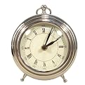 Metal Table Clock - Nickel