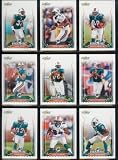 2006 Score Miami Dolphins Football Card Complete Set of 15 Cards including Daunte Culpepper plus rookie cards of Marcus Vick, Gerald Riggs, Derek Hagan, Devin Aromashodu, and Jason Allen