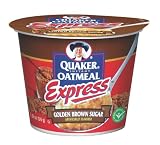 Quaker Instant Oatmeal Express Golden Brown Sugar, 1.9-Ounce Boxes (Pack of 12)