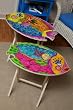 2 Assorted Fish Shaped TV Tray 2 Assorted Fish Shaped TV Tray