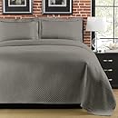 Lamont Home Diamante King Coverlet, Grey