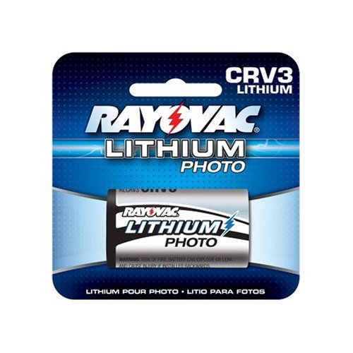 Rayovac  Lithium Digital Photo Battery CRV3 Size Carded 1 Pack, 3.0-volt