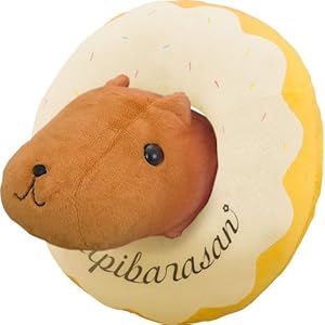 カピバラさん ドーナツ型クッションぬいぐるみ