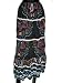 Designer Skirts -Womens Black Printed Girls Bohemian Gypsy Tier Skirt