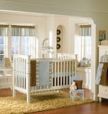 Short Latte 4 Piece Crib Bedding Set