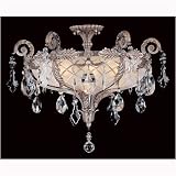 Savoy House Antique Silver Semi-Flush