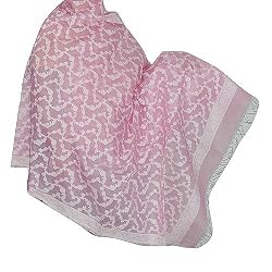 Indian Shawls Silk and Cotton Mix Paisley Wrap 36 x 90 inches (bssl039)