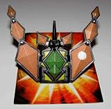 BAKUGAN SEASON 3 LOOSE DARKUS BLACK W/ BRONZE AIRKOR 60G WEAPON W/ DNA CODES