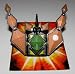 BAKUGAN SEASON 3 LOOSE DARKUS BLACK W/ BRONZE AIRKOR 60G WEAPON W/ DNA CODES