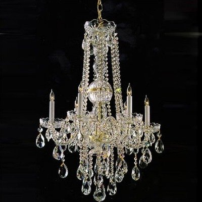 christmas Bohemian Crystal Candle Chandelier FinishB0028858G8