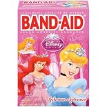 Band-Aid Adhesive Bandages, Disney Princess, Assorted Sizes, 20 ct.