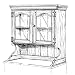Buffet Hutch Plan - Woodworking Project Paper Plan