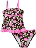 Hula Star Girls 2-6X Mini Rose Toddler Two Piece Tankini