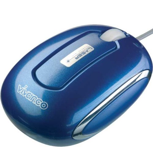 Vivanco 21059 Mslub Laser BLUE Notebook Maus