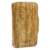 JAVOedge Lumberjack Book Case for the Apple iPhone 4, iPhone 4S (Brown) Latest Generation