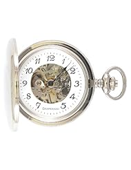 Desperado "Dodge City" 17 Jewel Wind Up Mechanical Chrome Pocket Watch