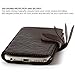 Lockwood iPhone 6s Plus/6 Plus | Folio Wallet Card Case | Faux Leather | Vintage Dark Brown | (5.5 Inch) | Ultra Slim & Light