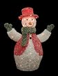 42" Icy Crystal Snowman Lighted Christmas Yard Art
