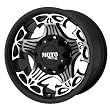 Moto Metal Skull (Series MO909) Gloss Black Machined Wheel