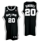 Manu Ginobili Jersey: adidas Black Swingman #20 San Antonio Spurs Jersey