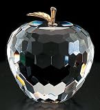 Crystal Apple Paperweight