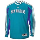 Hornets adidas Men's NBA '09 On Court L/S Shooting Shirt