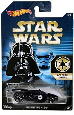 Hot Wheels, 2015 Star Wars, Exclusive Galactic Empire Prototype H-24 [Darth Vader] Die-Cast Car #6/8