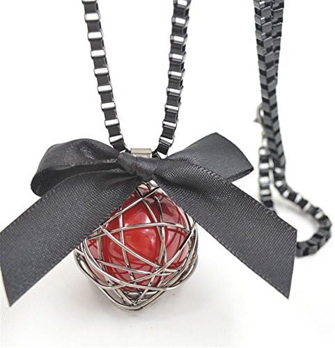 Hemss Bow ball Irregular Pearl Necklace Jewelry Accessories Pendant For Women