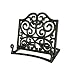 Cast Iron Cookbook Holder - Oil-Rubbed Bronze