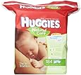 Huggies Natural Care Fragrance Free Baby Wipes, 552 Total Wipes 184 Count (Pack of 3), Packaging May Vary