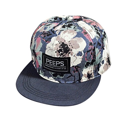 OUNEED Unisex Fashion Embroidery Snapback Boy Hiphop Hat Adjustable Baseball Cap