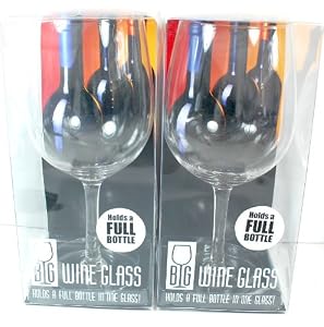 wine glass that holds a whole bottle amazon