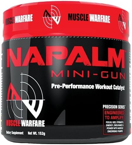 Muscle Warfare Napalm Mini Gun Watermelon 30 Servings.,Good Product High Quality And Quick Shipment for USA. Address !!