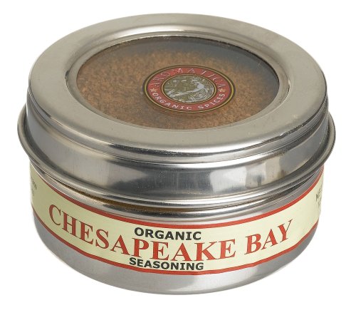 Aromatica Organics Chesapeake Bay Seasoning, 4.4-Ounce Tin (Pack of 3) by Aromatica Organics