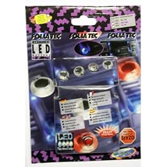 Folia Tec LED Buttons Blau 40350
