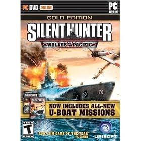Silent Hunter 4 : Wolves of the Pacific Gold Edition includes U boat missions expansion pack XP & VISTA