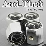 MAZDA ANTI-THEFT Car Wheel Tire Valve Stem CAPS