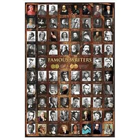 Famous Writers Print Poster