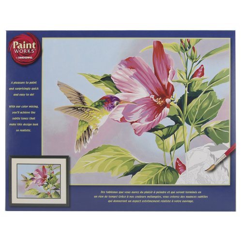 Malen nach Zahlen Hibiscus Hummingbird