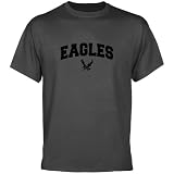 NCAA Eastern Washington Eagles Charcoal Logo Arch T-shirt-