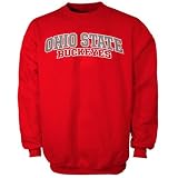 Champion Ohio State Buckeyes Scarlet Powerblend Crew Sweatshirt