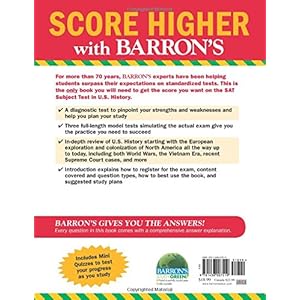 Barron's SAT Subject Test: U.S. History 3rd Edition