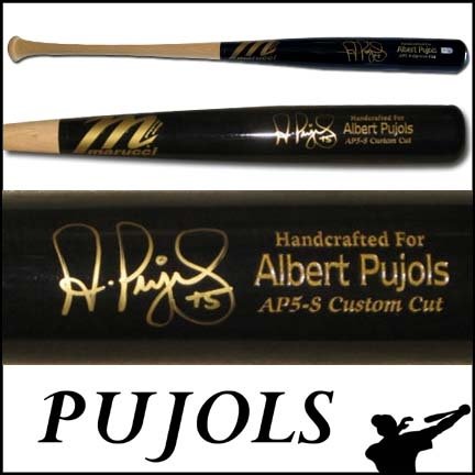 Albert Pujols Signed Game Issued Marucci Bat
